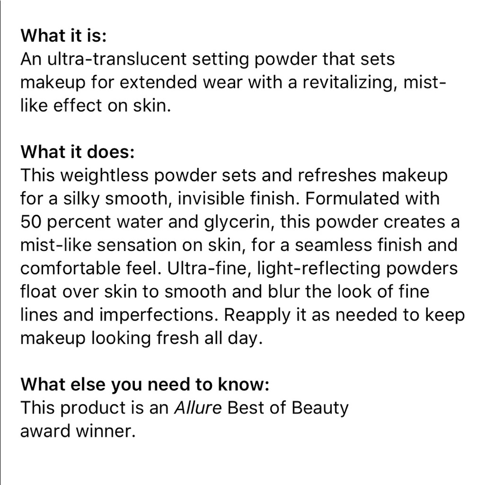 BECCA Hydra-Mist Set & Refresh Powder MINI - Picture 3 of 8